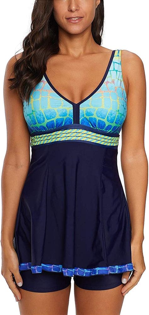 Amazon womens swimsuits - Lululemon Waterside Square-Neck One-Piece Swimsuit. $128 at Lululemon. Credit: Lululemon. Designed specifically for B and C cups (there's a built-in shelf bra for support), this classic suit features a square neck, four …